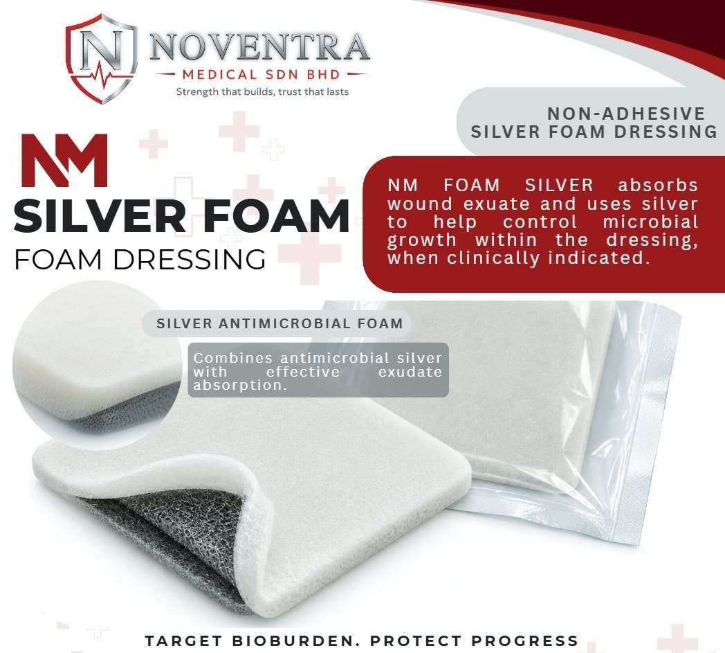 Silver Foam Dressing