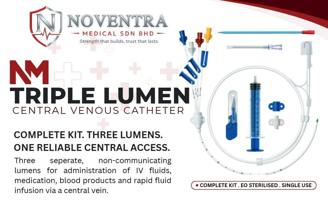 Triple Lumen Central Venous Catheter