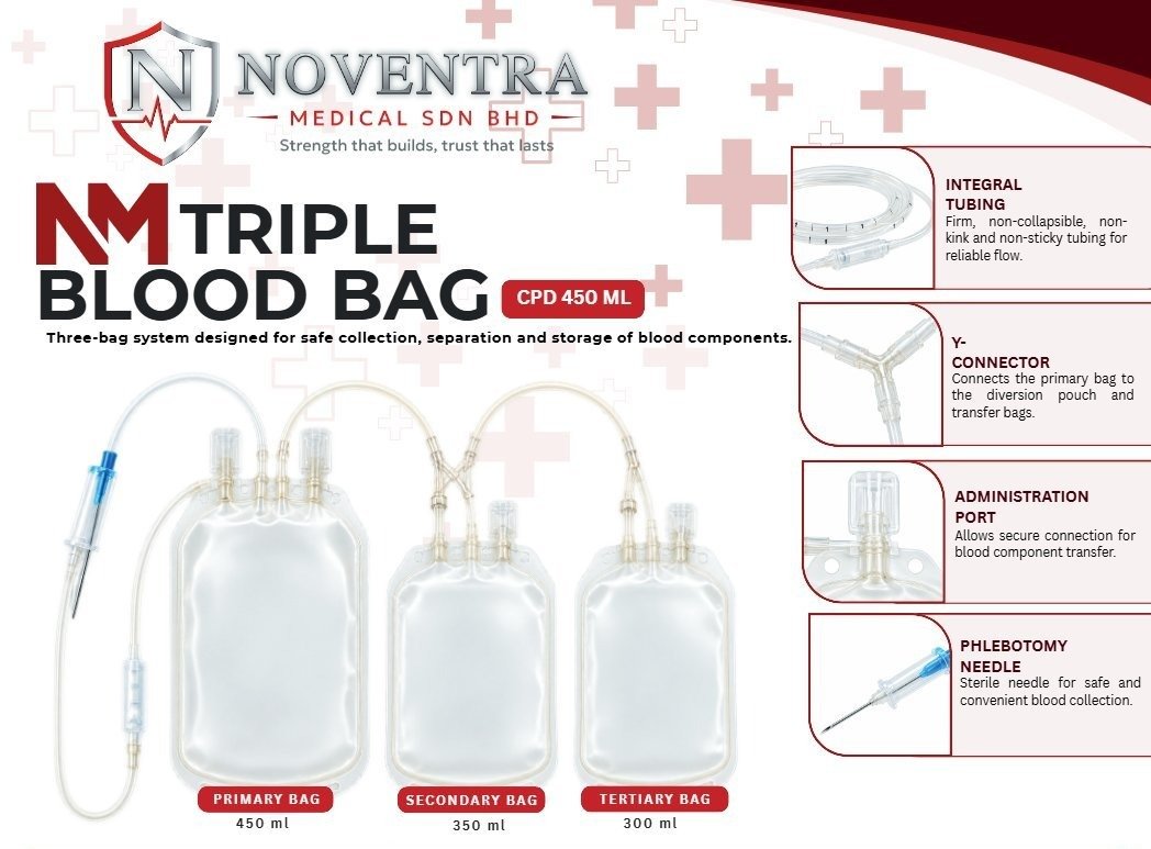 NM Triple Blood Bag CPD 450ml